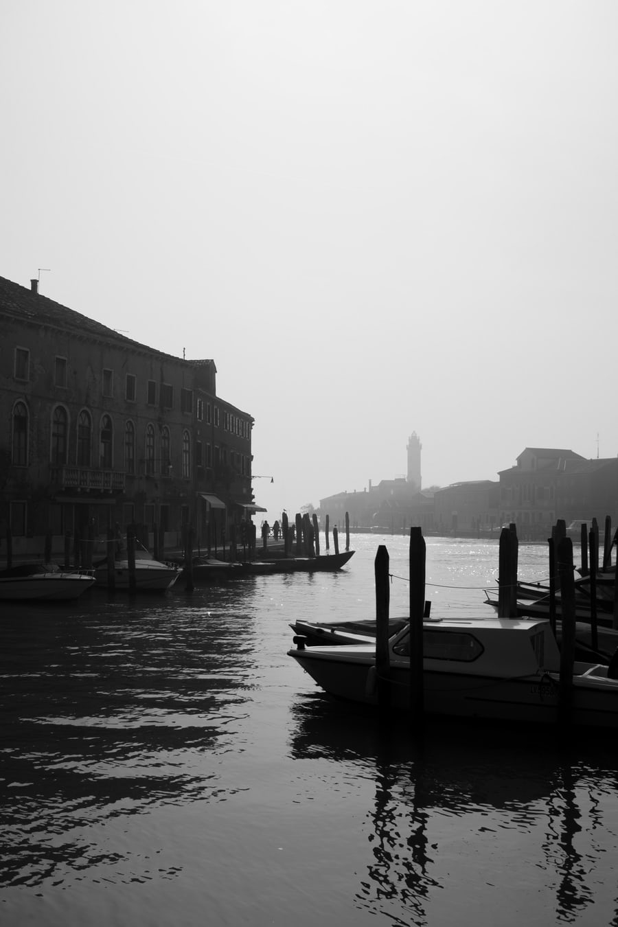 The Grand Canal in morning mist